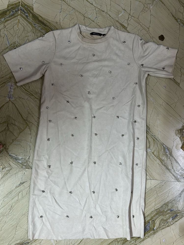 Embellished T-Shirt Dress