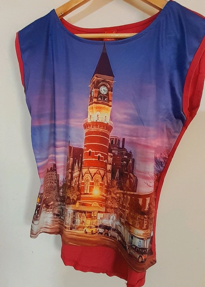 Multicolor Half Sleeve Tshirt