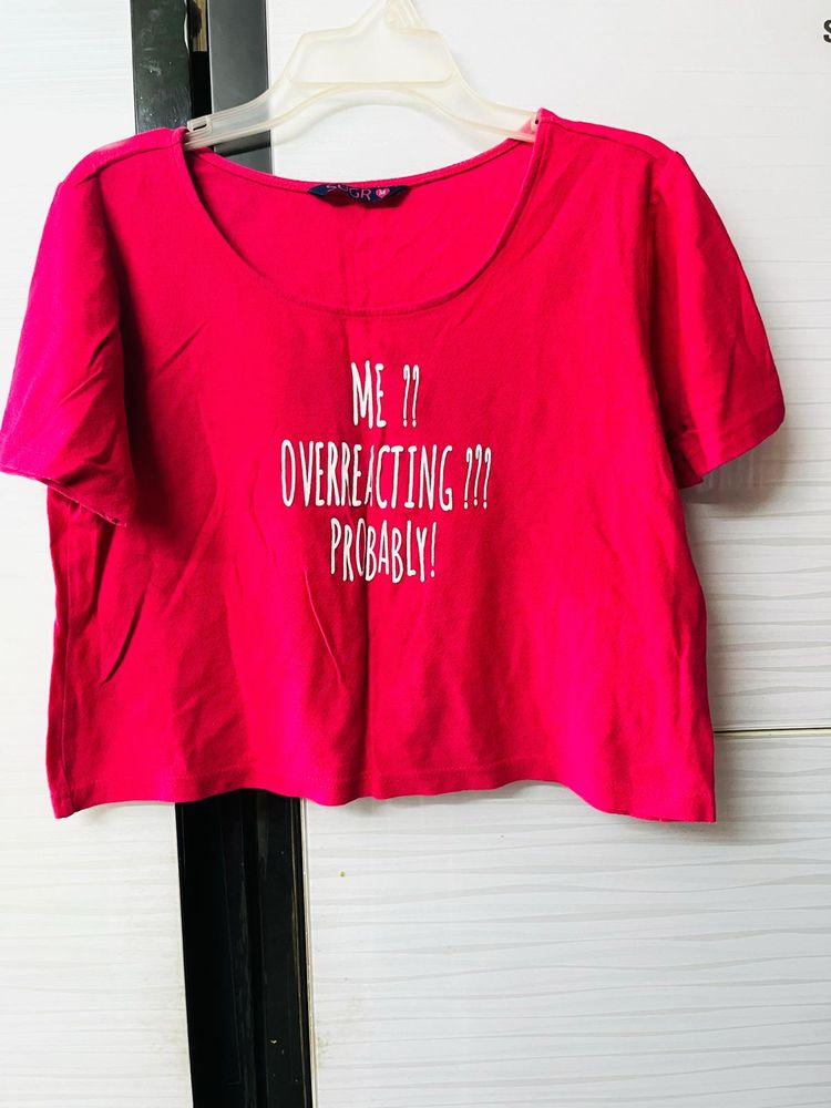 Pink Graphic Tee