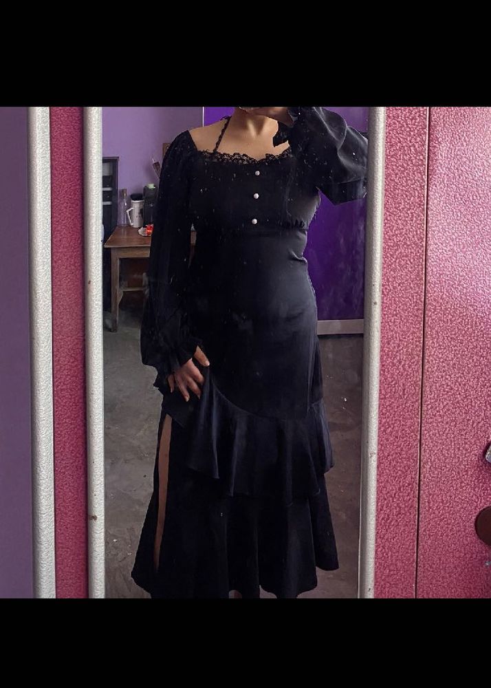 black dress combo