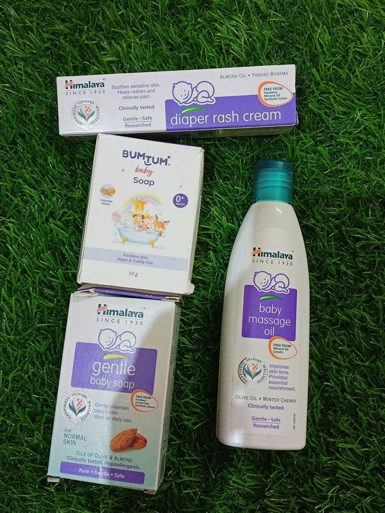 Combo Himalaya Baby Massage Oil &amp; Soap
