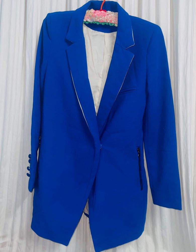 Royal Blue Statement Blazer