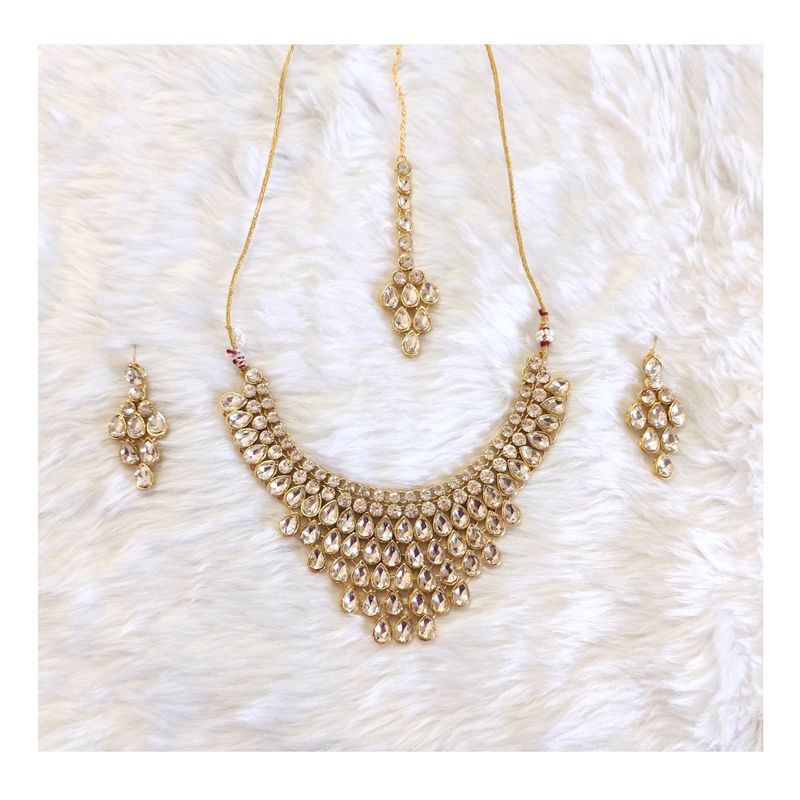 Luxuriant Diamond &amp; Kundan Heavy Necklace✨