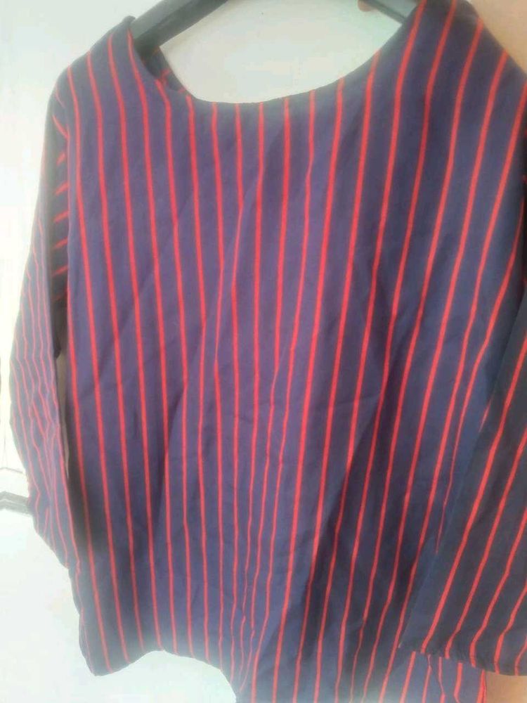 Striped Long Sleeve Top