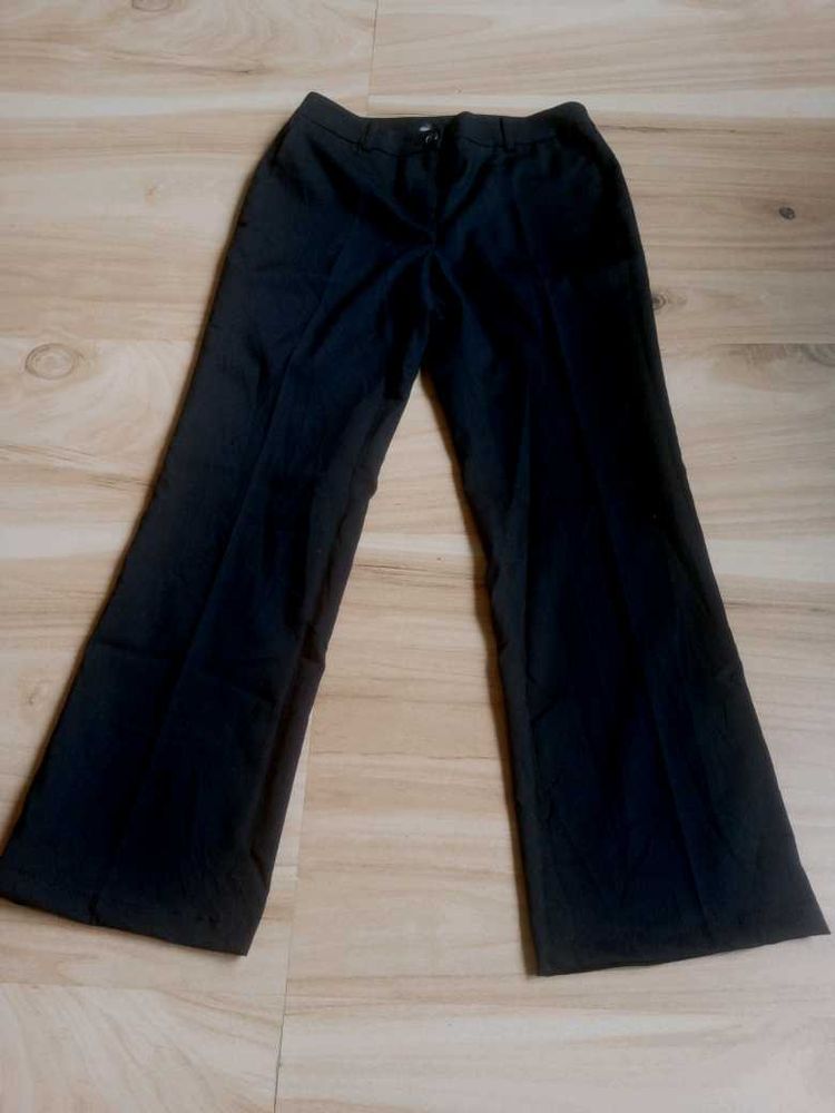 Black Bootcut Trousers