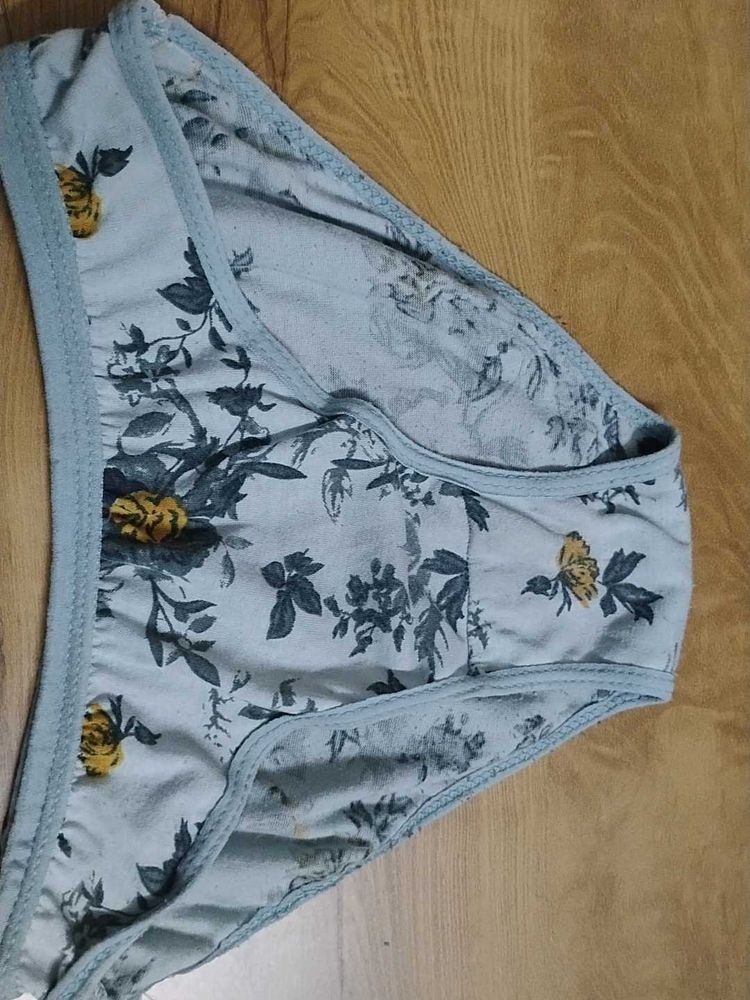 Floral Print Women's Briefs grey