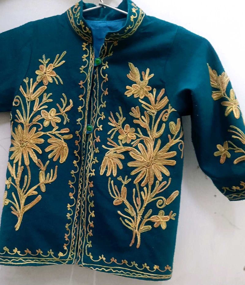 Embroidered Jacket For 3-5 Years Old