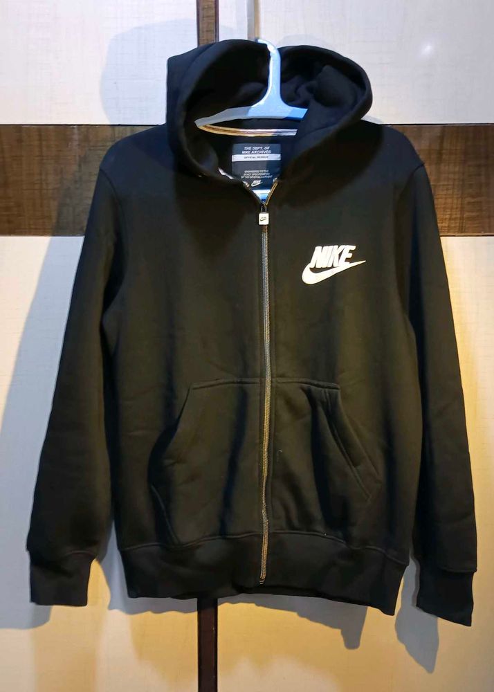 Nike Black Zip-Up Hoodie