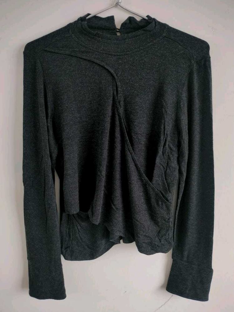 Stylish Grey woolen Top