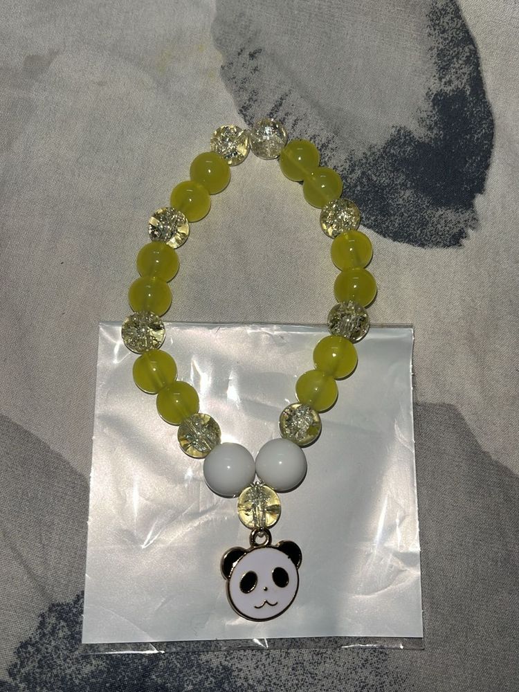 Panda Charm Beaded Bracelet