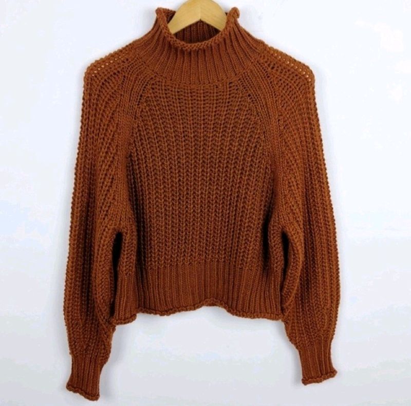 H&amp;M Brown Knitted Jumper