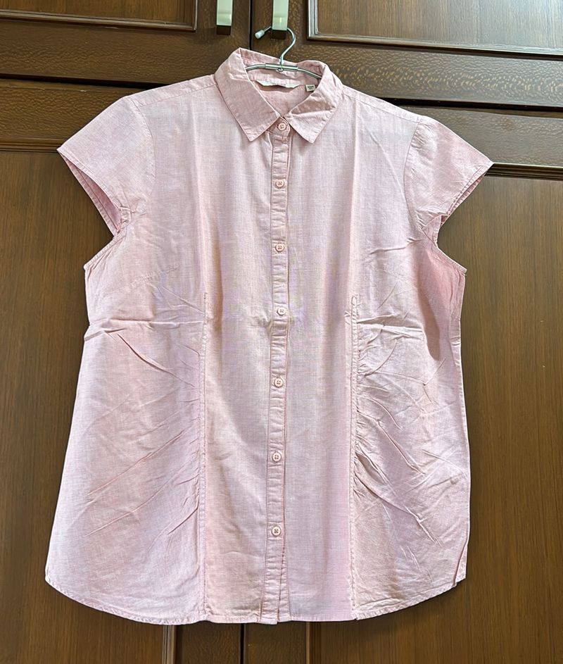 Women Pink Shirt - Wills Lifestyle