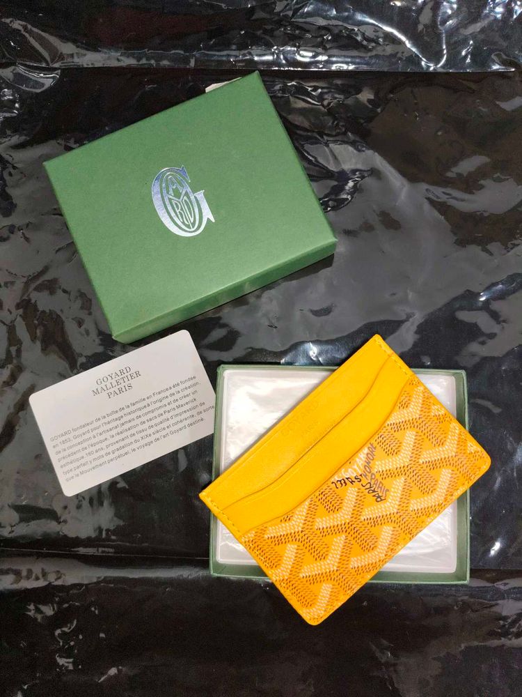 Goyard Card Holder &#34;Yellow&#34;