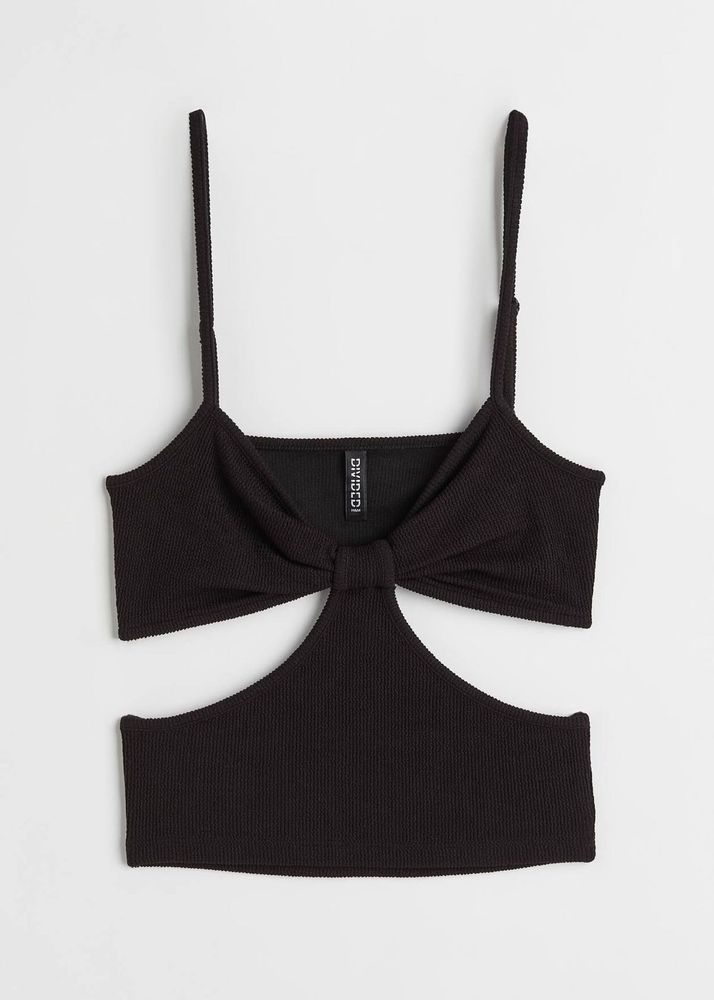 Black HnM cut out top