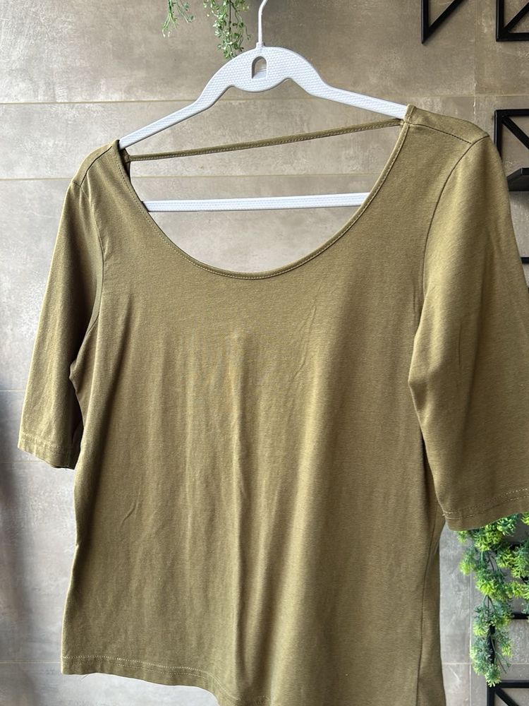 Olive Green Casual Top