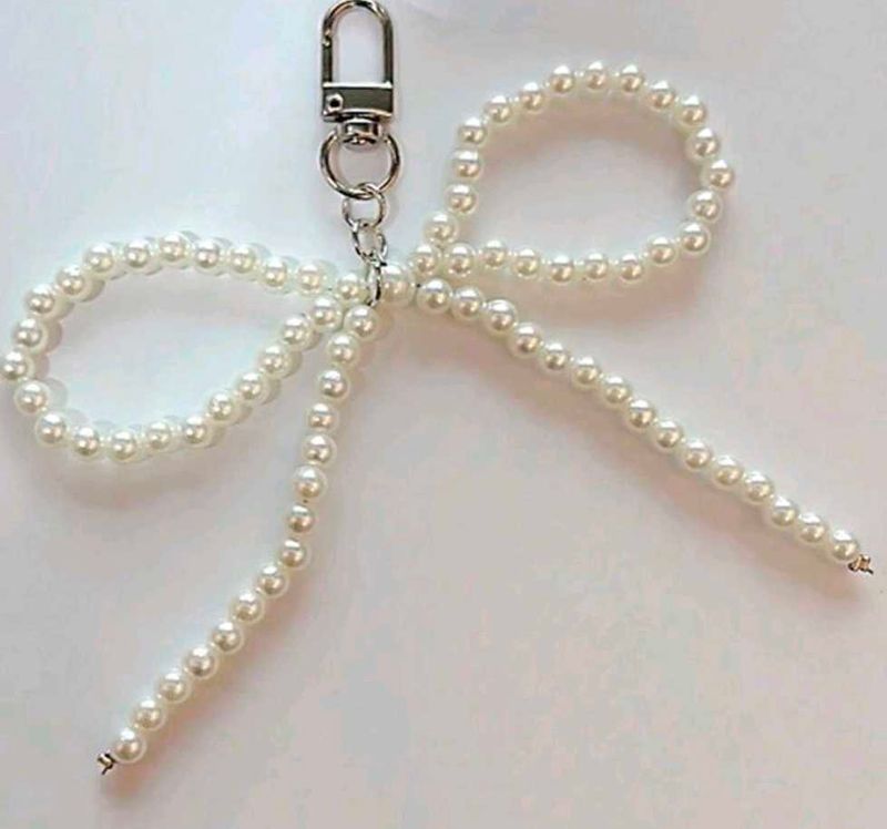 Pearl Bow Charm