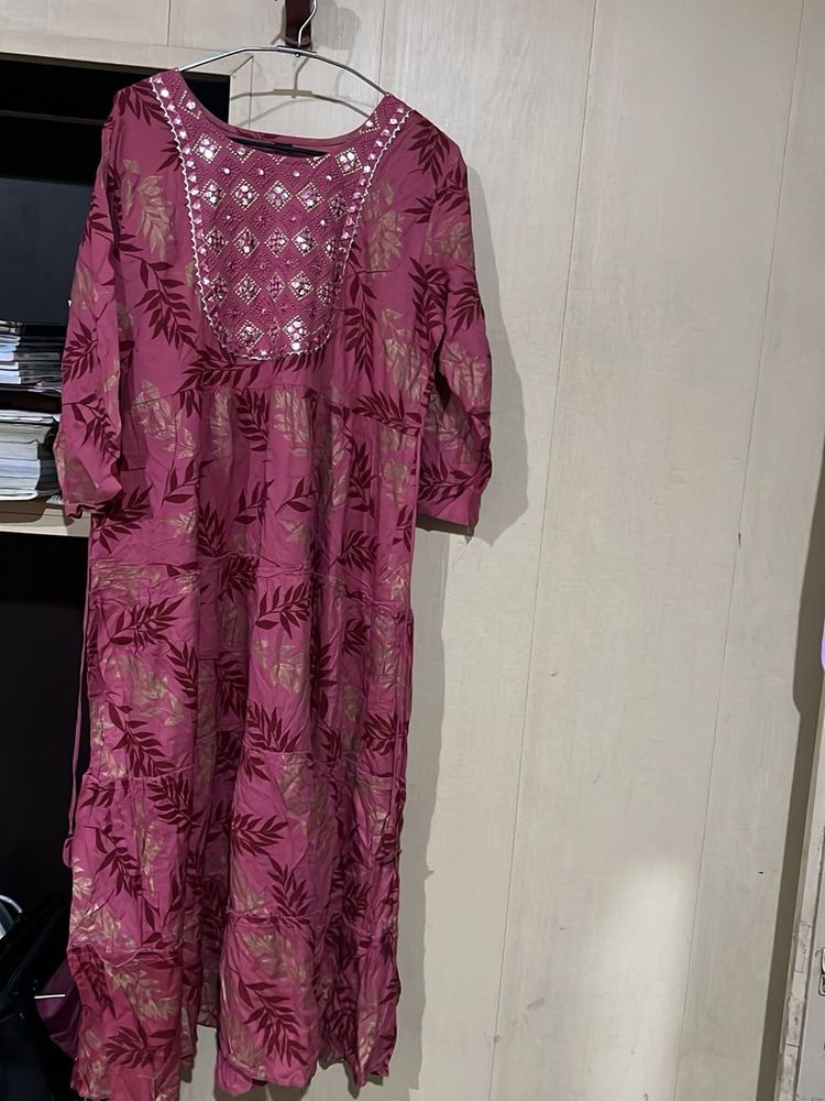 Floral Print Ethnic Kurta