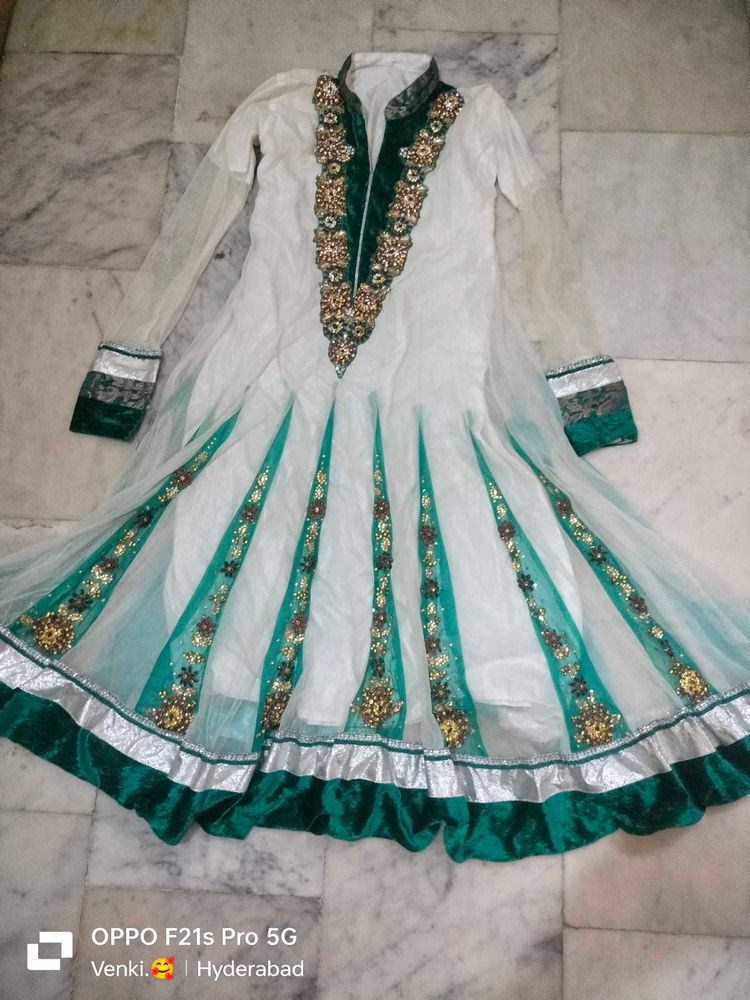 Elegant Embellished Anarkali Dress