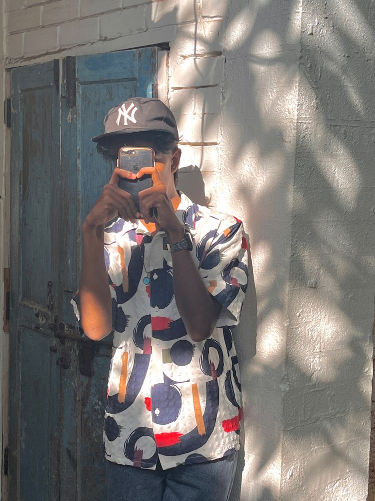 Oversized Print Shirt 👚