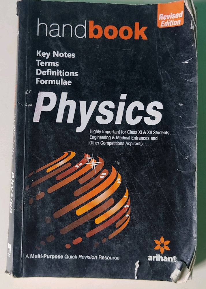 Arihant Physics Formula Revision Book IIT-JEE