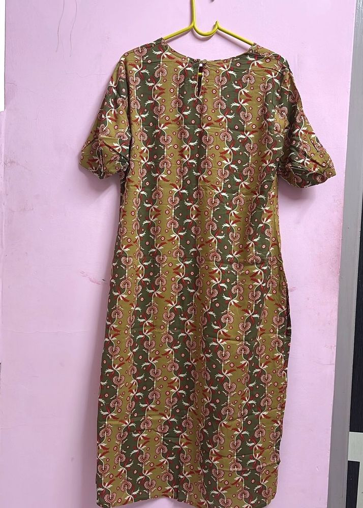 Patterned Casual Dress