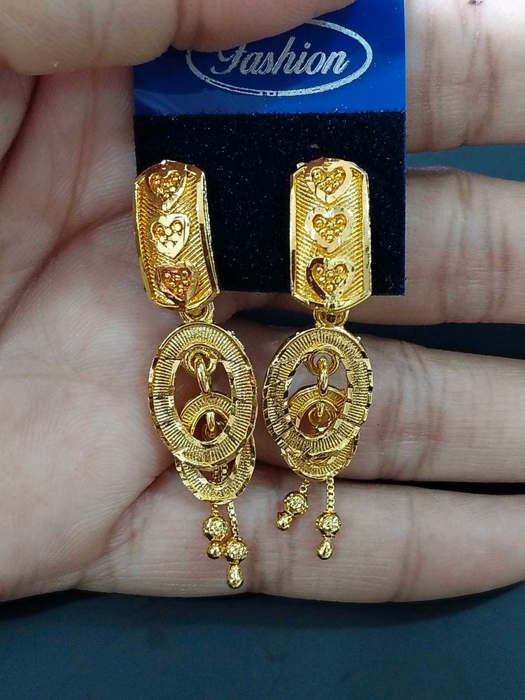 Gold Dangle Earrings