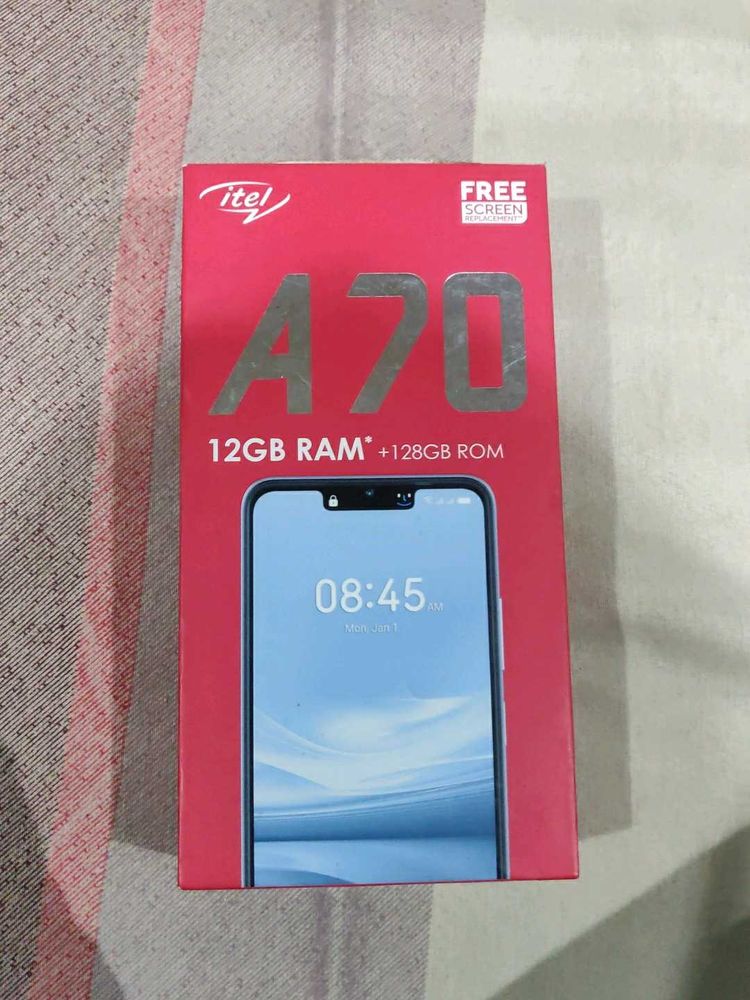 Itel A70 phone 128gb 12ram
