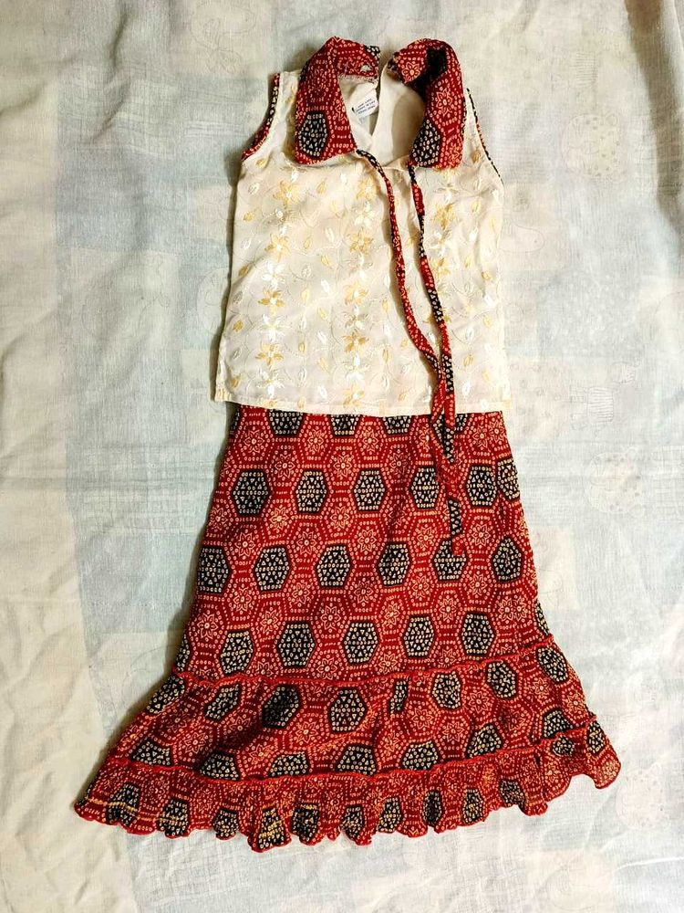 Gorgeous Ghagra Top Set