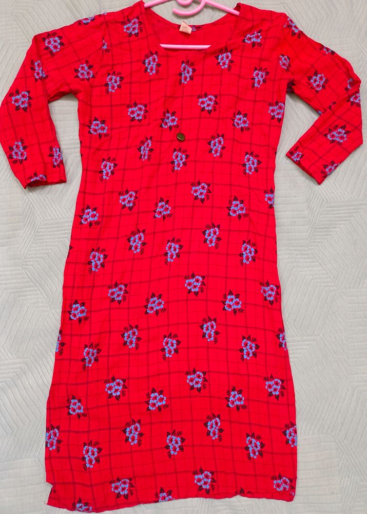 Red Kurta