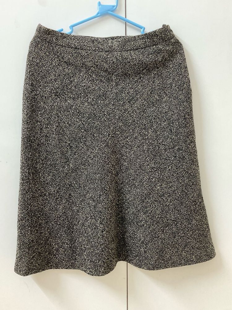 Tweed A-Line Skirt