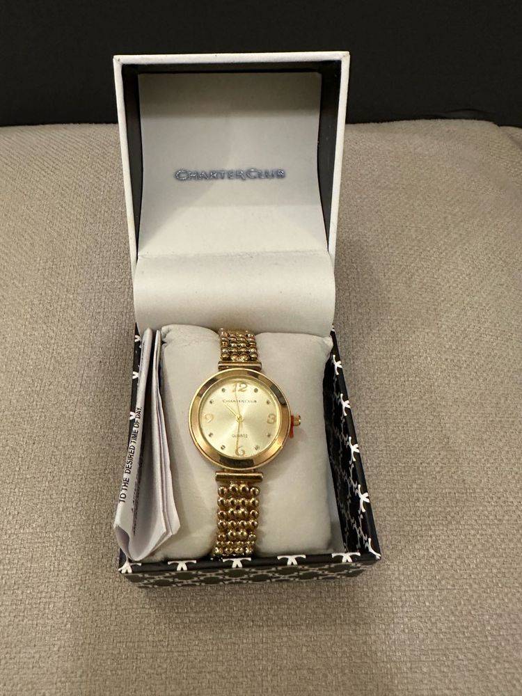 Charter Club Gold-Tone Ladies Watch – Never Worn