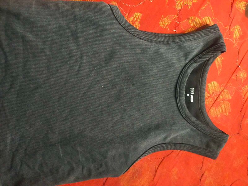 Grey  Tank Top From Brand Pink Vanilla