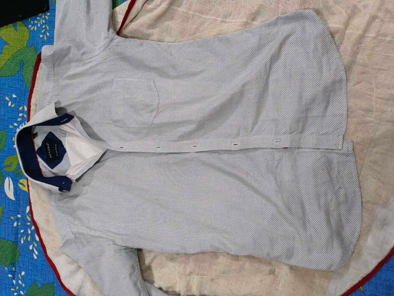 Check Black And Grey Shirt-39 Cm