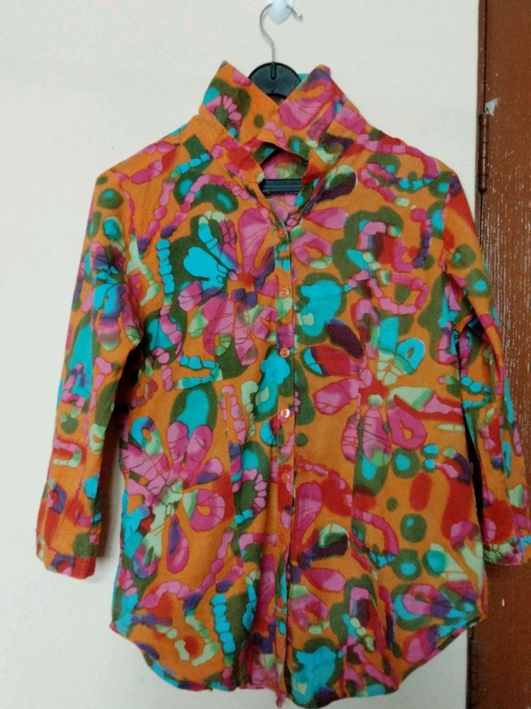 Multicolored Women Shirt