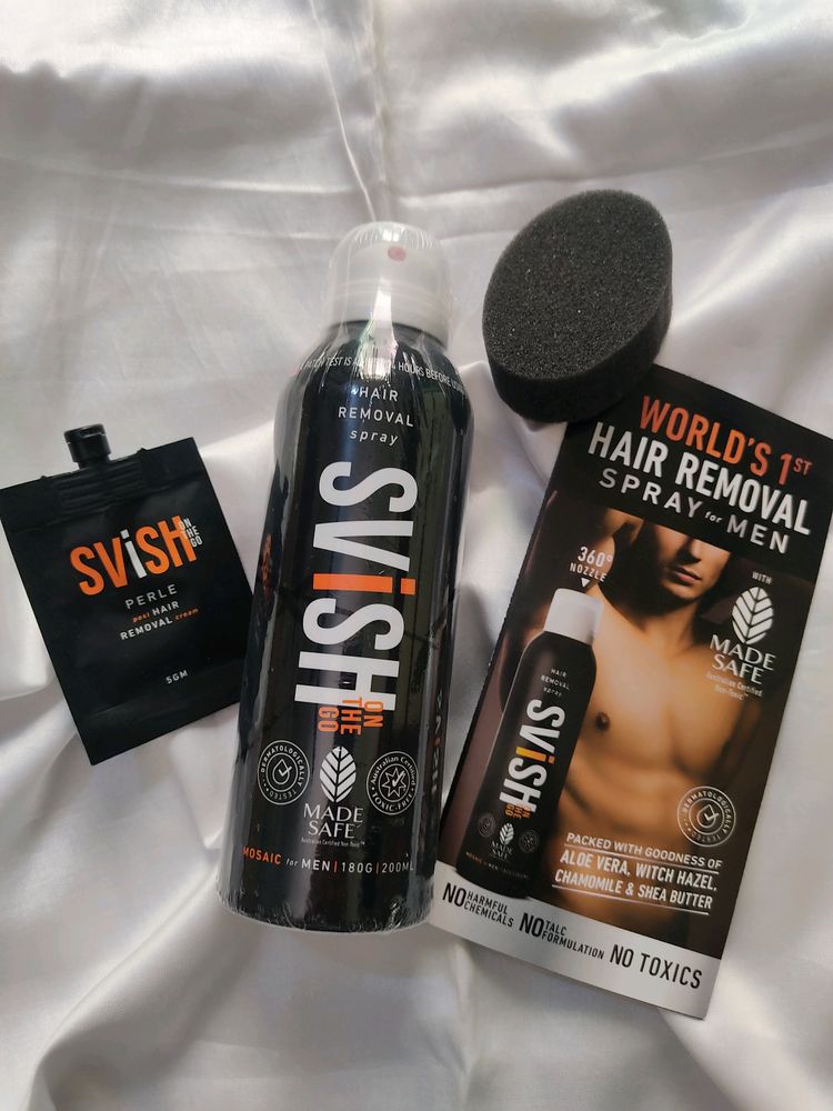 Svish Hair Removal Spray For Men