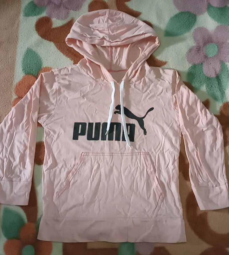 Girly T Shirt With Attached Cap