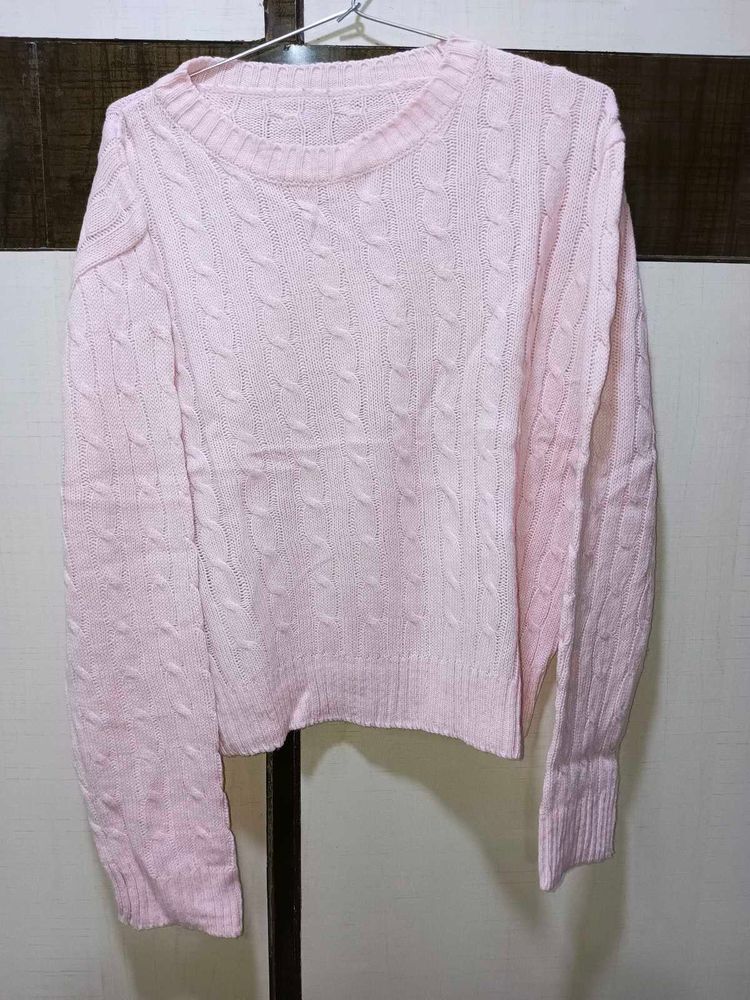 Crop Pink Sweater