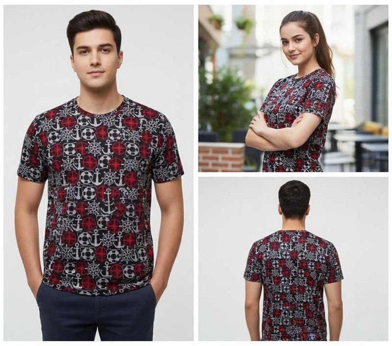 Patterned T-shirt