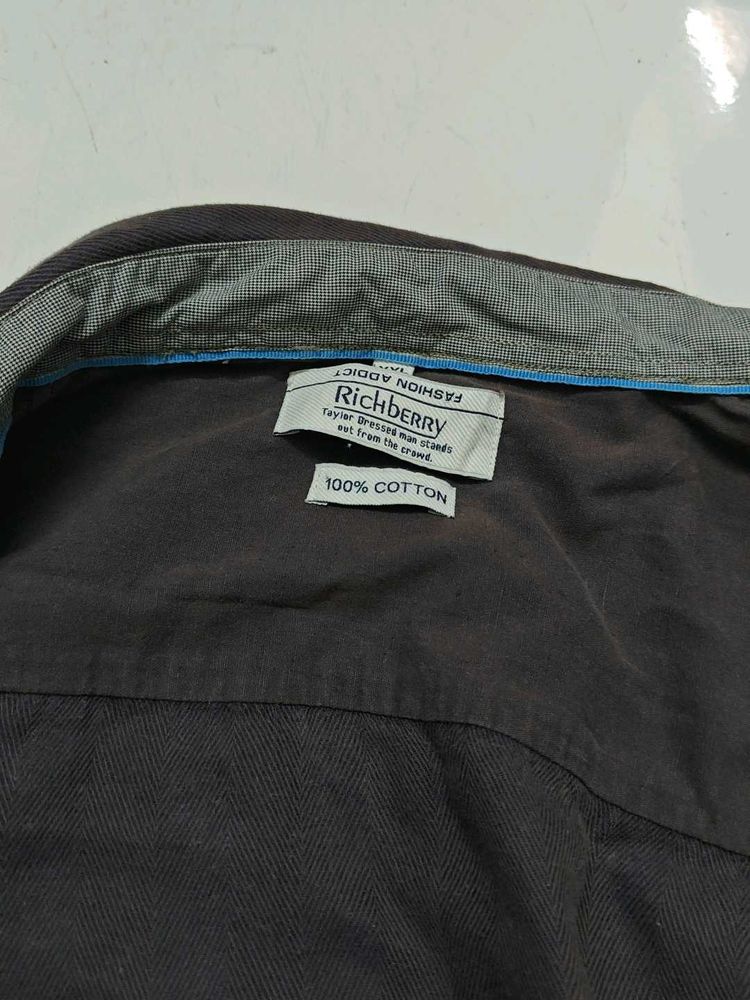 Richberry Cotton Shirt - Brown