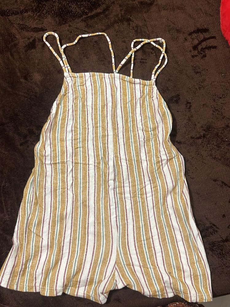 Striped Jumpsuit