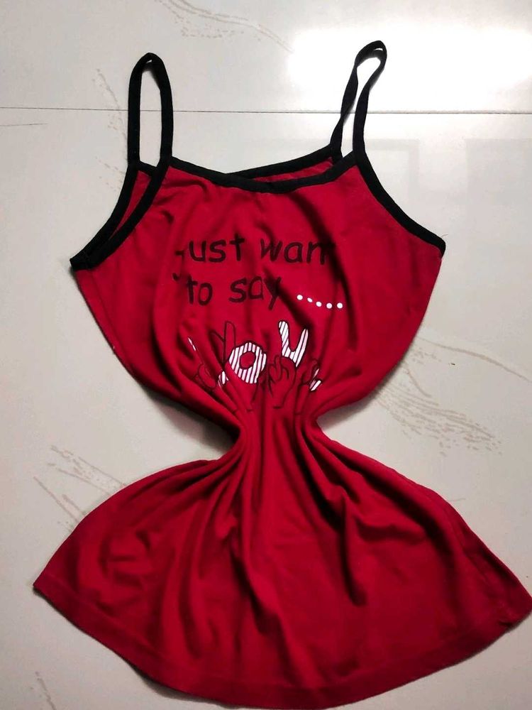 Red Coloured Slip