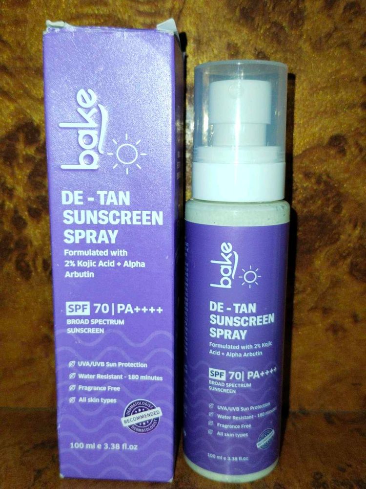 Bake DE- TAN Sunscreen Spray