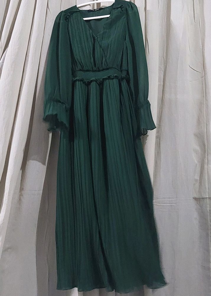 Zara Green Dress
