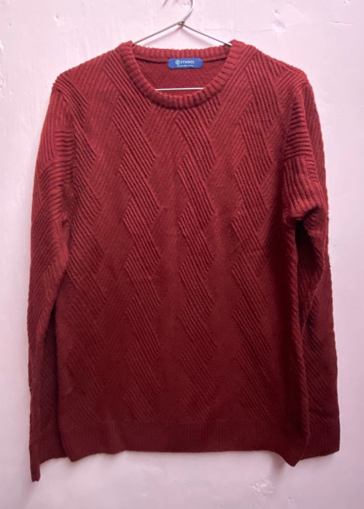 Maroon Knit Sweater