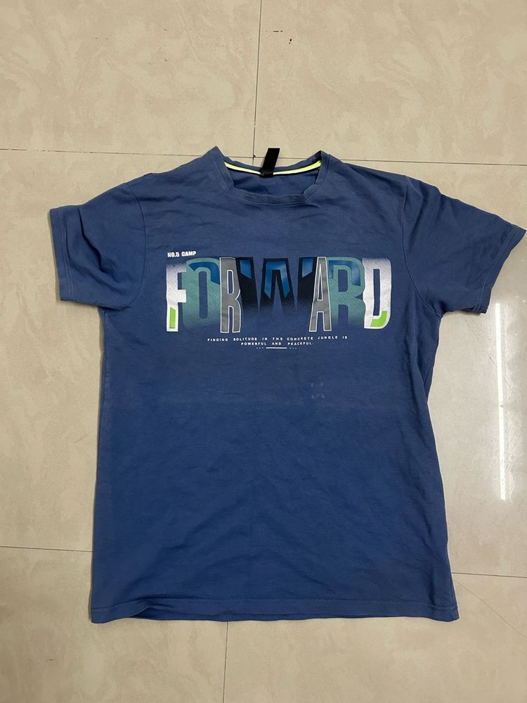 Blue &#39;Forward&#39; Graphic Tee