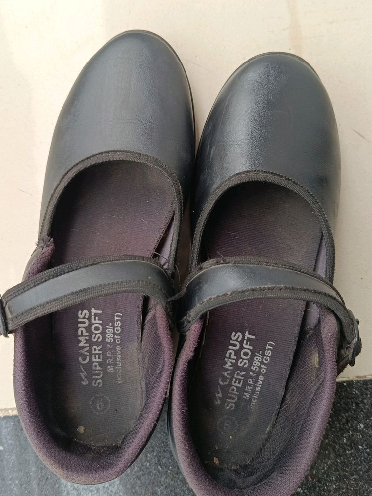 Girls School Shoes (Black)
