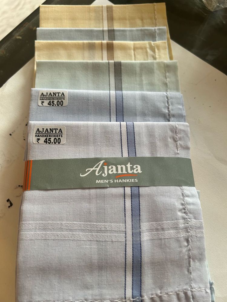 Men's Hankies by Ajanta - New