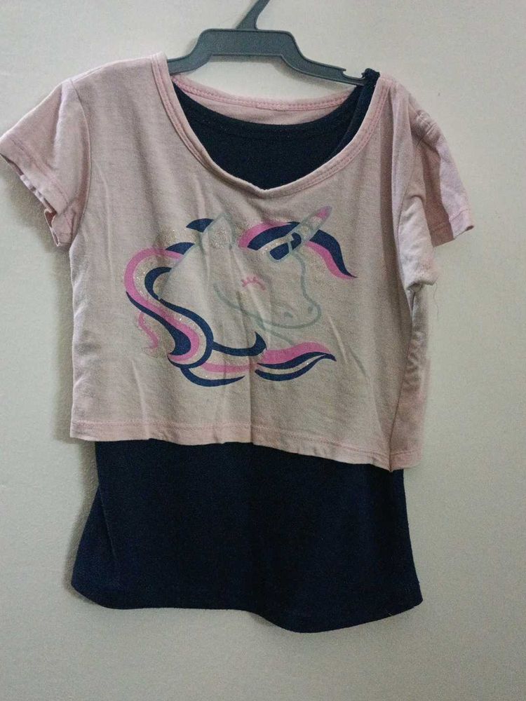 Combo Of 6 Girl Tshirt