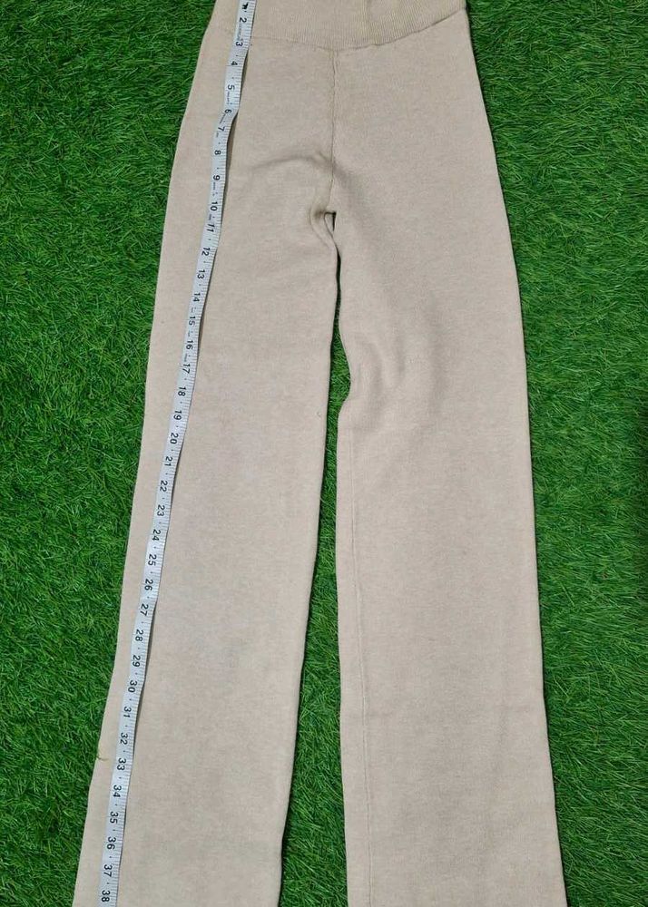 woolen Comfy Beige Pants