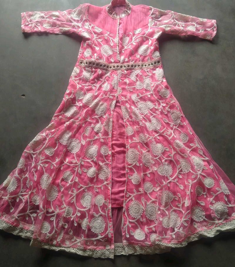 Ladies Frock Style Kurta Set